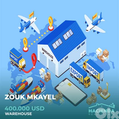 Warehouse For Sale In Zouk Mkayel