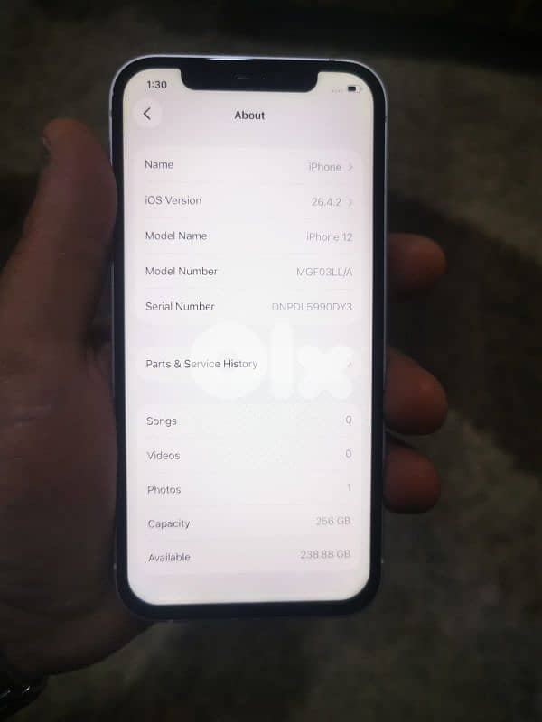 I Phone 12 5G ( 256 GB Memory) used like New 3
