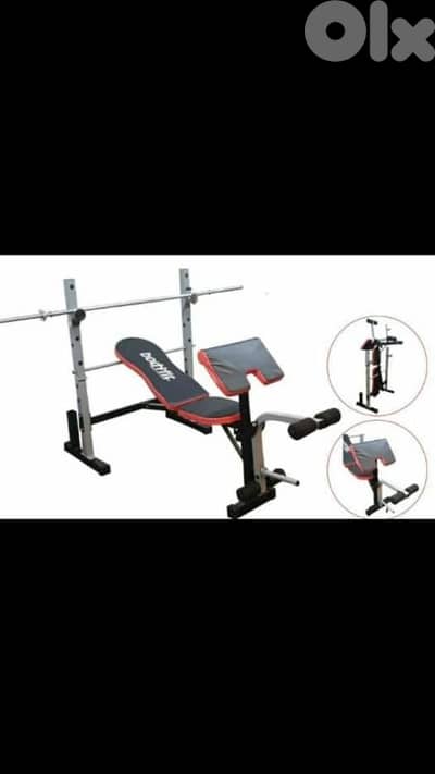 multi function bench, flat incline and decline