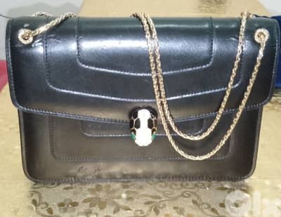 حقيبة Bvlgari Serpenti Forever أصلية (أسود) - سعر لقطة