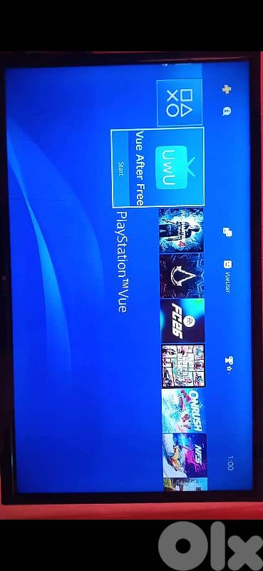ps4 slim m3adale 3layha 10 games 3