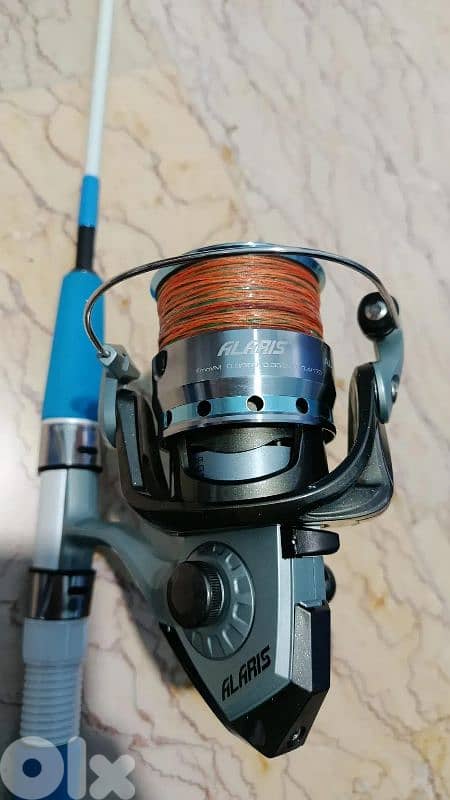 fishing rod and reel (alaris & honoreal) 2