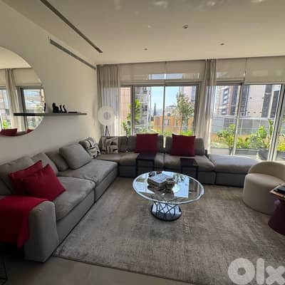 L-shape sofa with coffee table