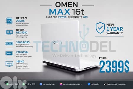 Omen MAX ULTRA 9 & RTX5080 Nvidia