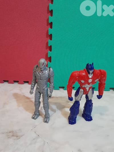 ultron and optimus prime figures