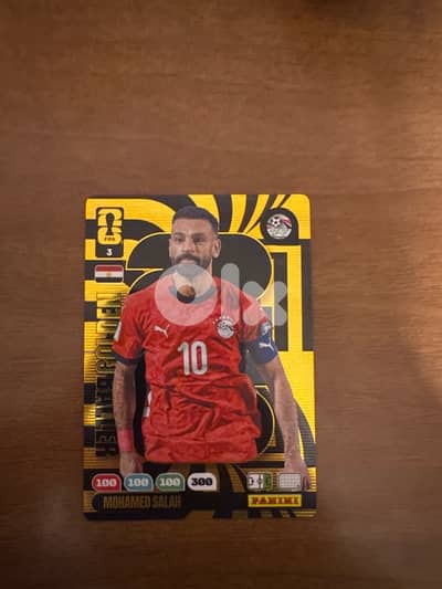 mohamad salah golden baller card panini FIFA World Cup 2026