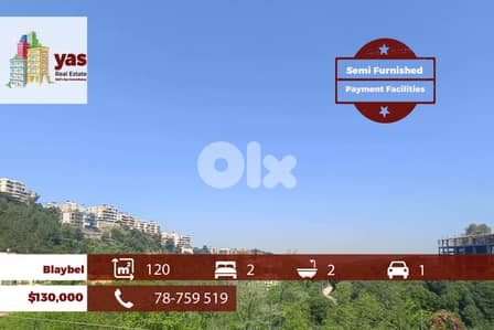 Blaybel 120m2 | Semi Furnished | Calm Area | Mountain View | AA/WA