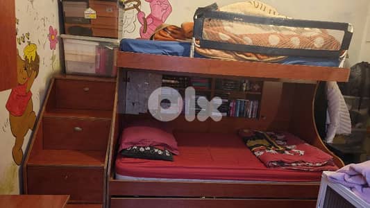 3 beds in one used like new