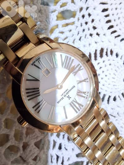 ساعة Bernhard H. Mayer سويسرية أصلية (موديل La Perle) - حالة ممتازة