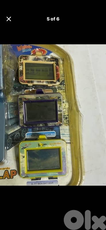 Vintage Thunderclap Attack 7-in-1 LCD Handheld Game New in Box 4pieces 3