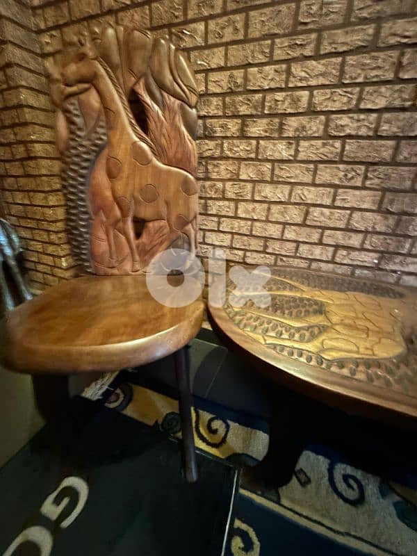 African chairs and table 5