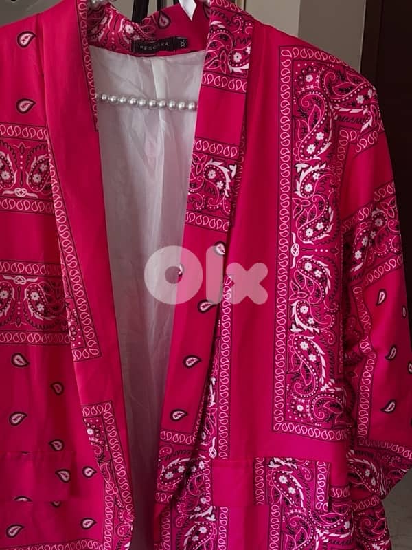 BANDANA PRINT OVERSIZE BLAZER 2
