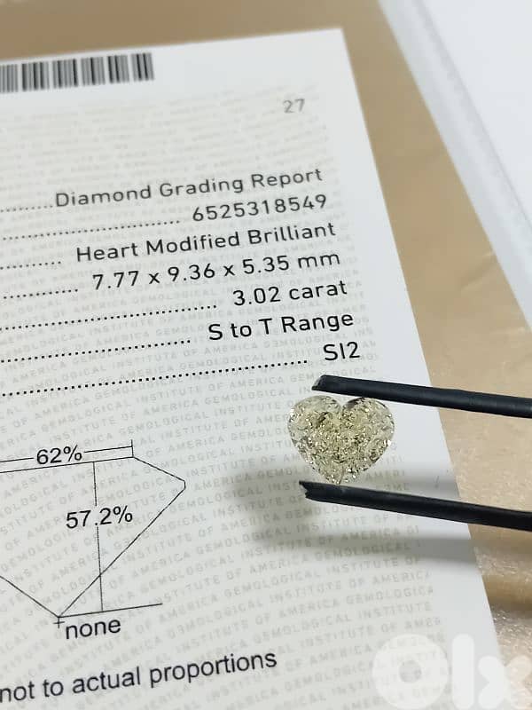 natural certified diamond  3.02 ct 2