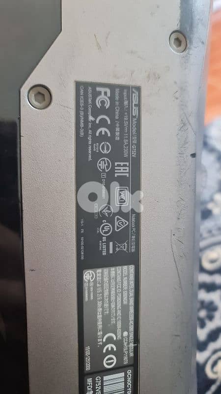 Asus rog g752 17.3" 4