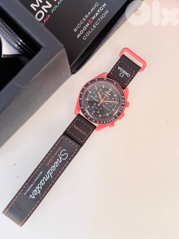 Swatch Omega MoonSwatch Mission on Earth Lava 1