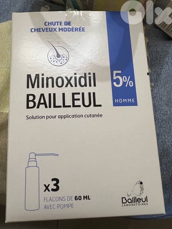 5% Minoxidil (2 unopened unused bottles) 1