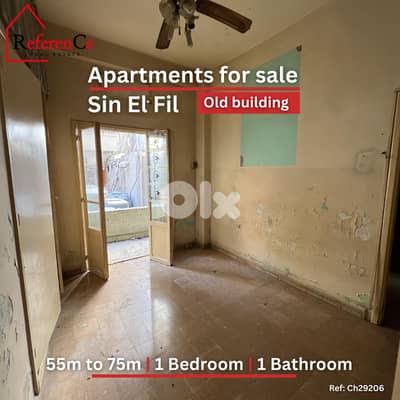 Apartments for sale in Sin El Fil شقق للبيع في سن الفيل