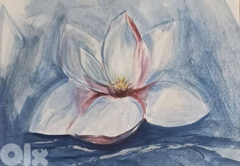 لوحات فنية رسم يدوي وطباعة 7