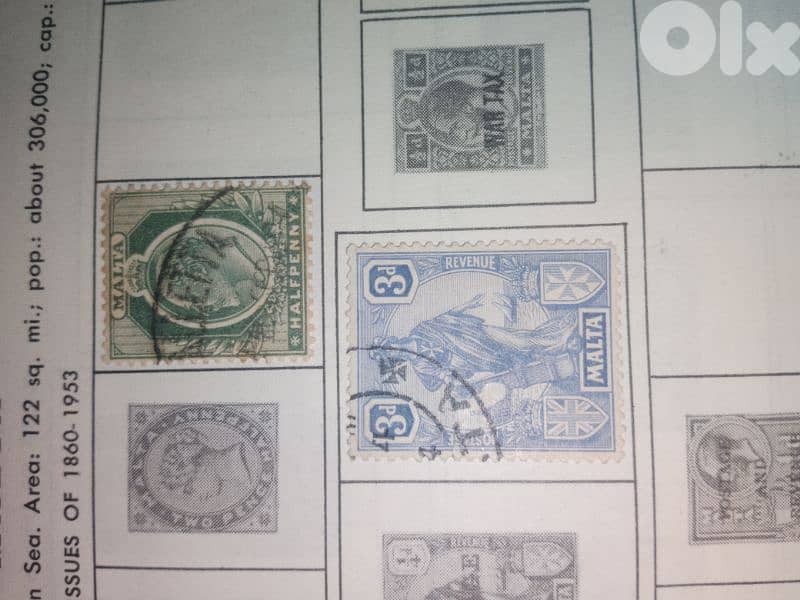 old Malta stamps 1930 1960 2