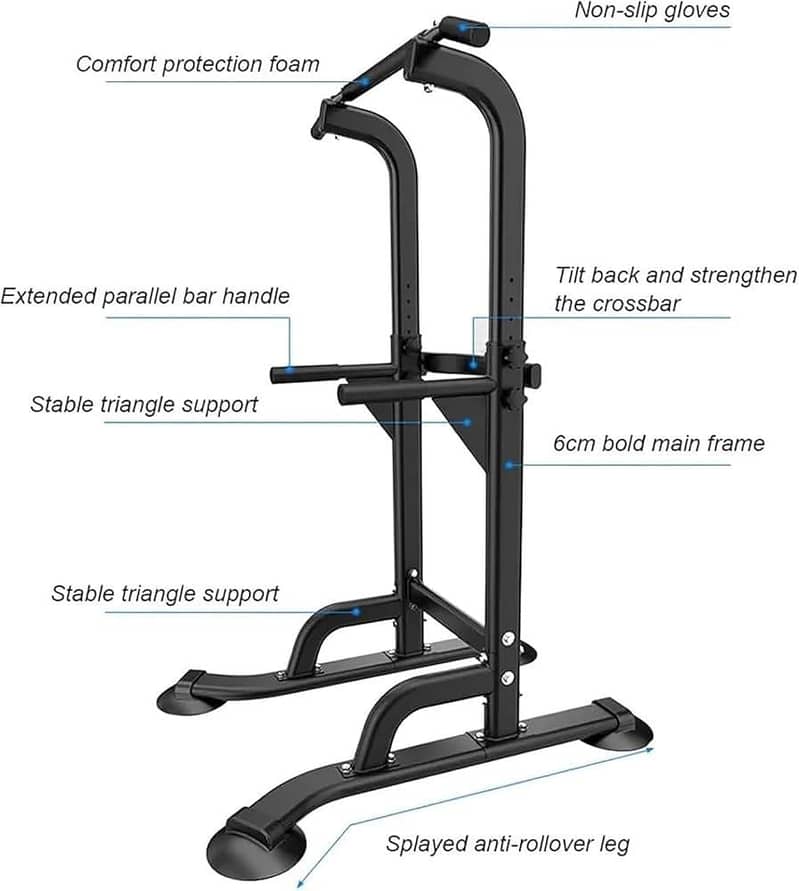 Pull Up Bar for Home Gym Adjustable Height Strength 550kg + 1