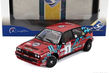 Lancia Delta HF Integrale (Rally Sanremo 1989) diecast car model 1;18