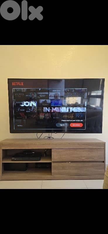 65inch uhd lg tv with tv unit