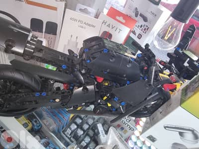 motorcycle display Lego