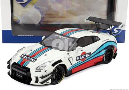 Nissan GT-R (R35)Martini Racing LB Works diecast car model 1;18