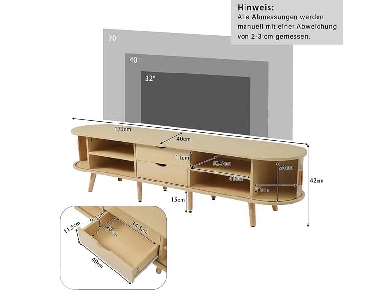 Living Room TV Cabinet with Storage Space 6