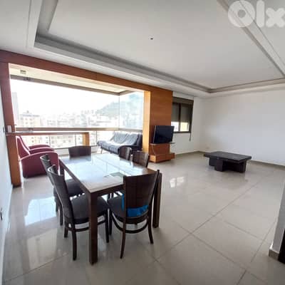 Furnished Apartment with Open View in Zalka for Rent
