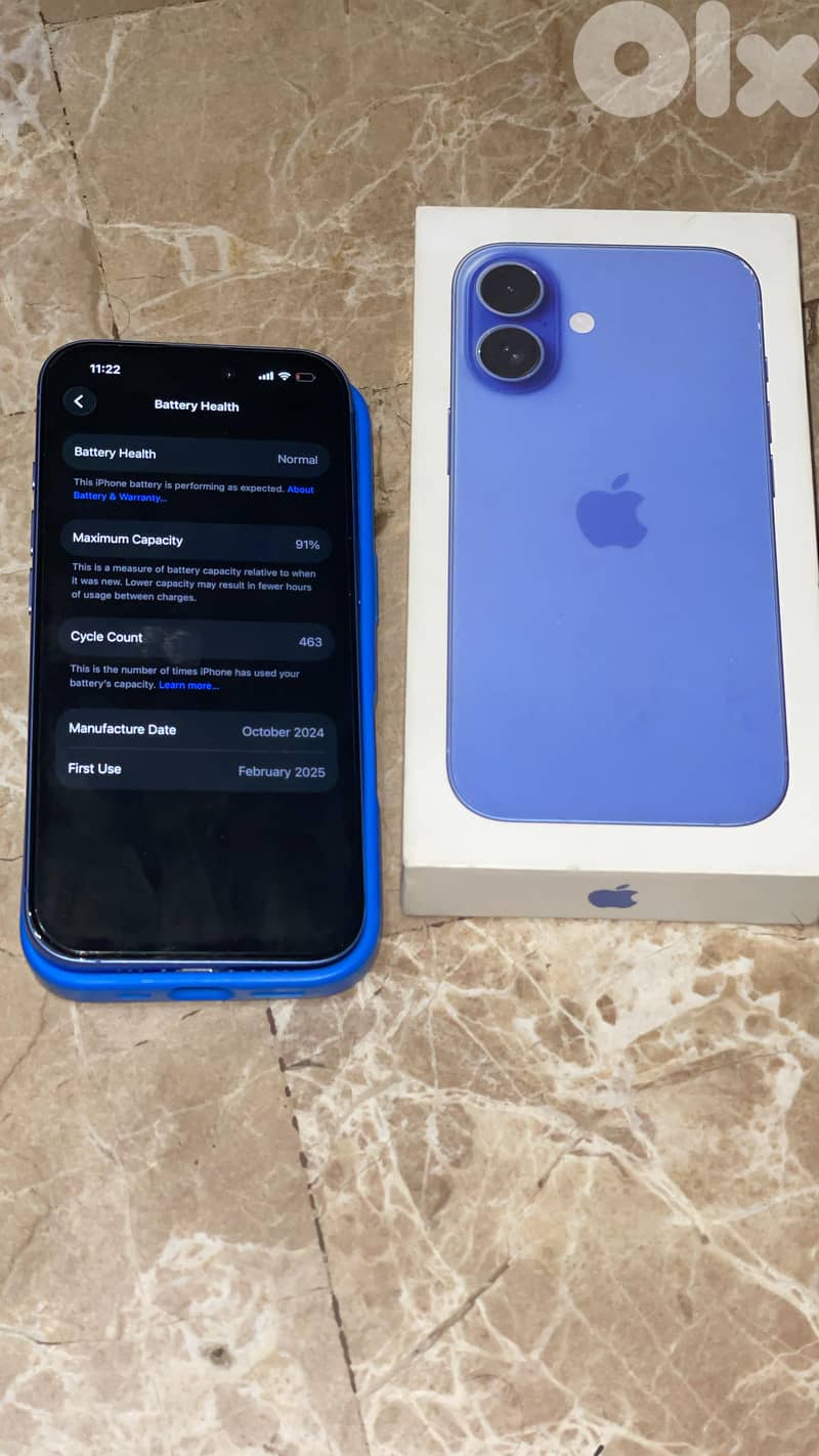 Iphone 16 super clean for sale ma3 8rada 1