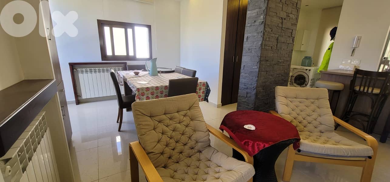 L18774 Furnished Duplex Chalet  Mountain View For Rent in Faraya 6