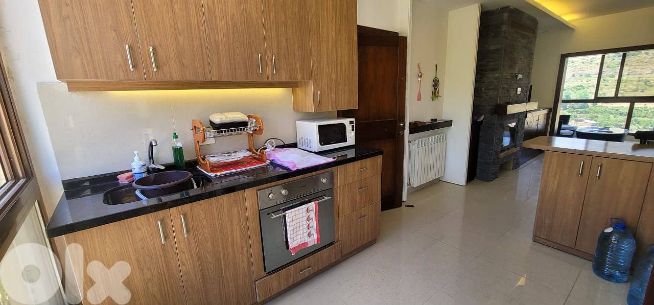 L18774 Furnished Duplex Chalet  Mountain View For Rent in Faraya 8