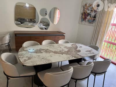Home city Dining set 8 pers convertible to 10 pers