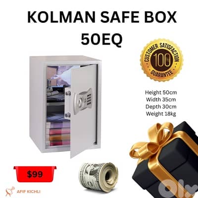 Kolman Safe Box all Sizes New