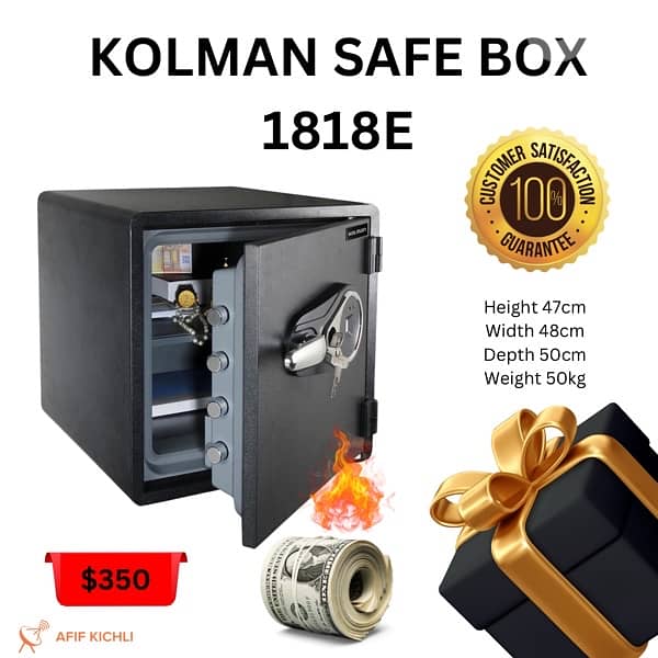 Kolman Safe Box all Sizes New 1