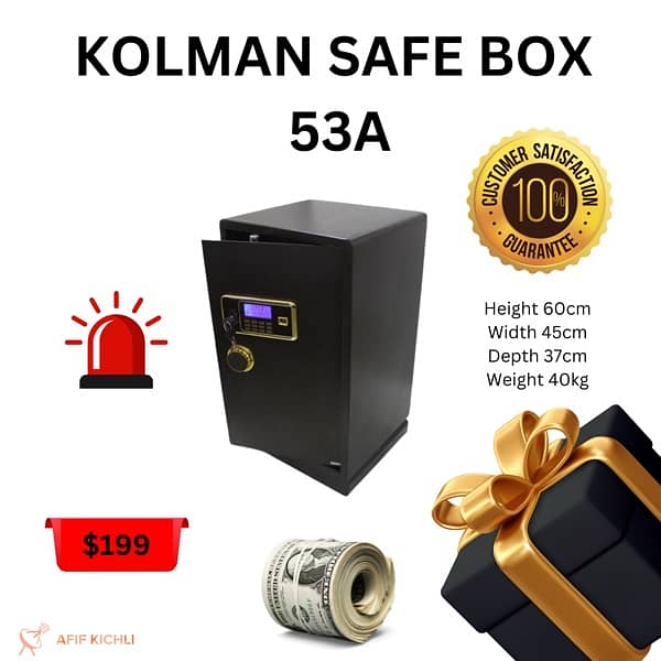 Kolman Safe Box all Sizes 1