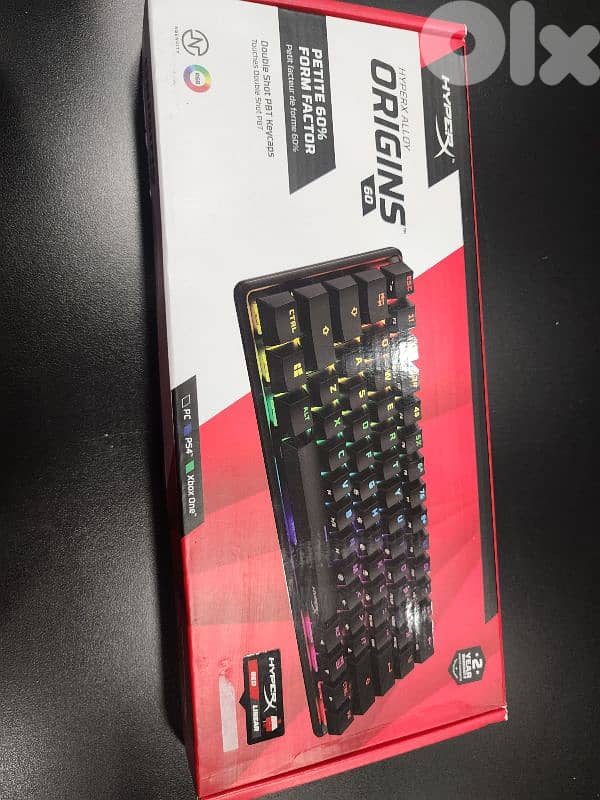 HyperX alloy origins 60% black keyboard 1