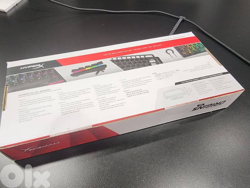 HyperX alloy origins 60% black keyboard 2