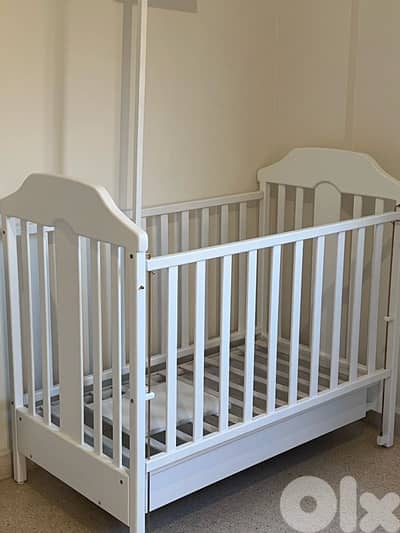 two double beds& baby bed