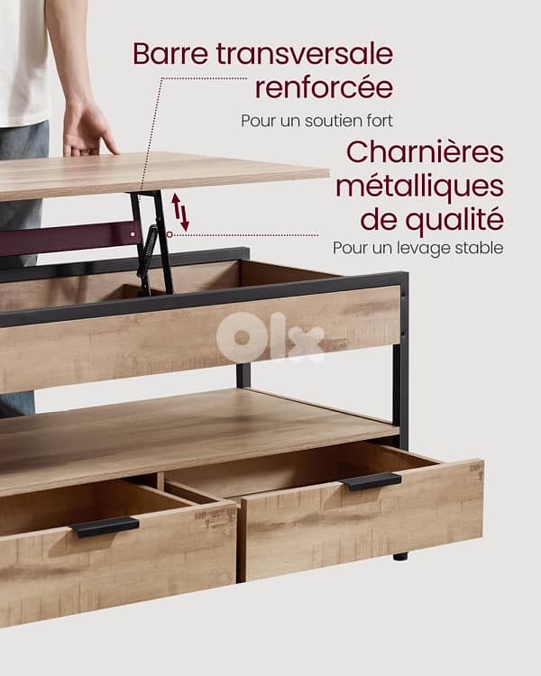 lift top coffee table new in box 7