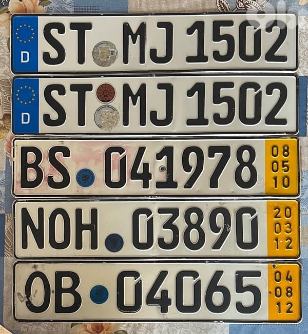 license plates for decoration 1