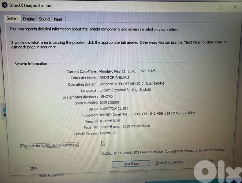 laptop lenovo thinkpad 6