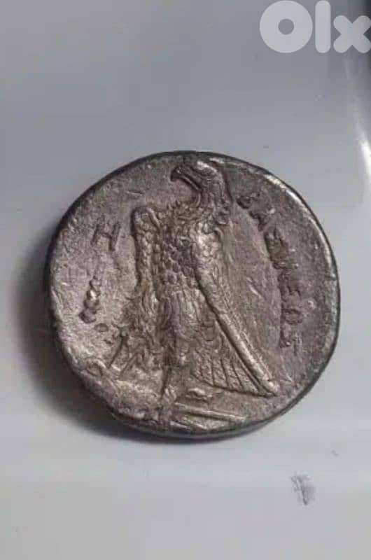 Ancient Ptolemaic Greek Silver Coin  King Ptolemy I Soter year 305 BC 1