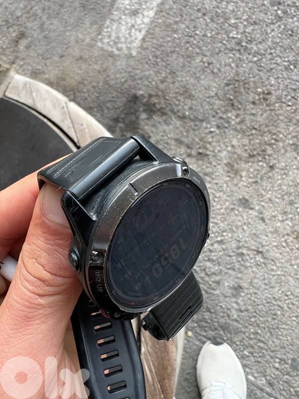 garmin fenix 6 pro solar sapphire used 5