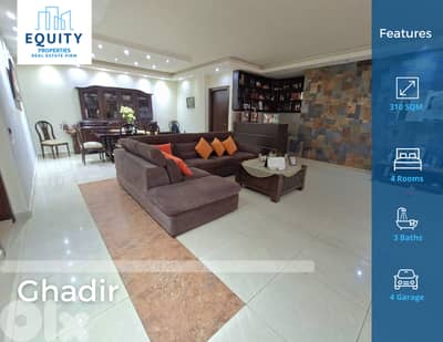 Furnished 240SQM Apartment With 70 Terrace For Sale In Ghadir#HS343183