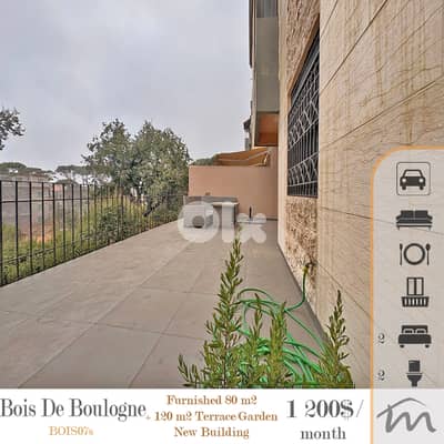 Bolonia-Mrouj | Perfect Escape | Furnished 80m² + 110m² Garden-Terrace