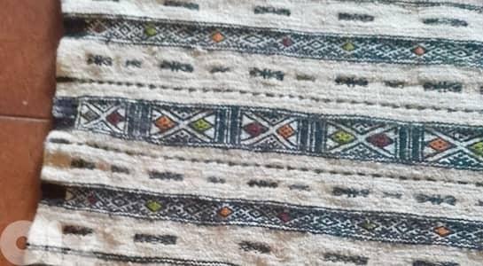 Kilim throw carpet 216×160 cm