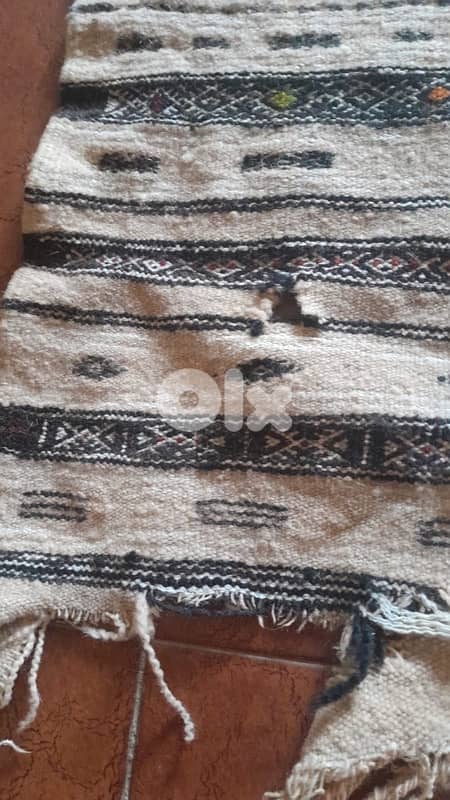Kilim throw carpet 216×160 cm 3