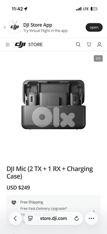 DJI Mic (2 TX + 1 RX + Charging Case), 1